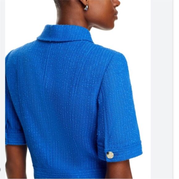 Veronica Beard Rosalina Cobalt Short Sleeve Jacket 14 NWT $498 - Picture 4 of 9